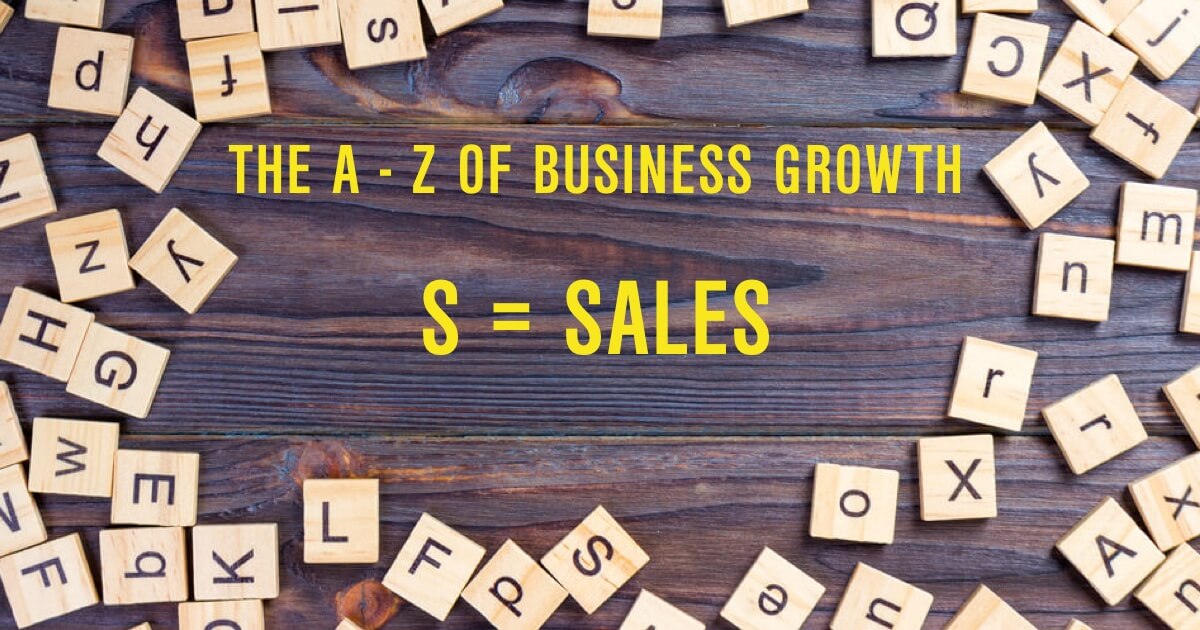 A-Z of business growth: s=sales