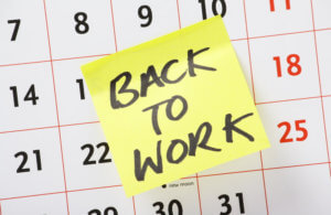 3 tips for returning back to work after a holiday