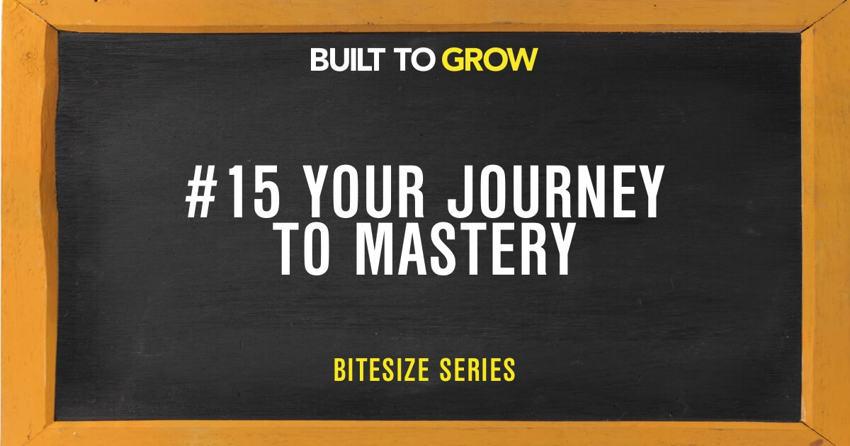 Built to Grow Bitesize #15 Your Journey to Mastery