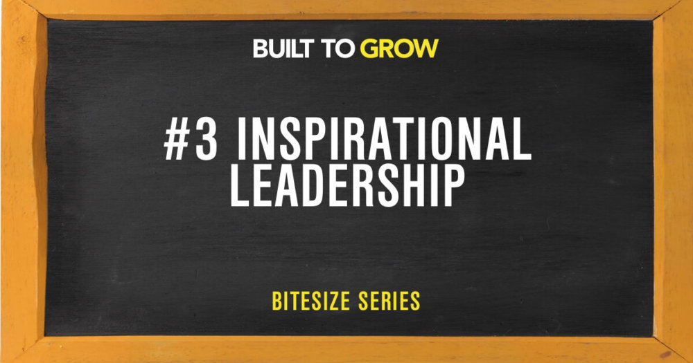 Built to Grow Bitesize #3 Inspirational Leadership