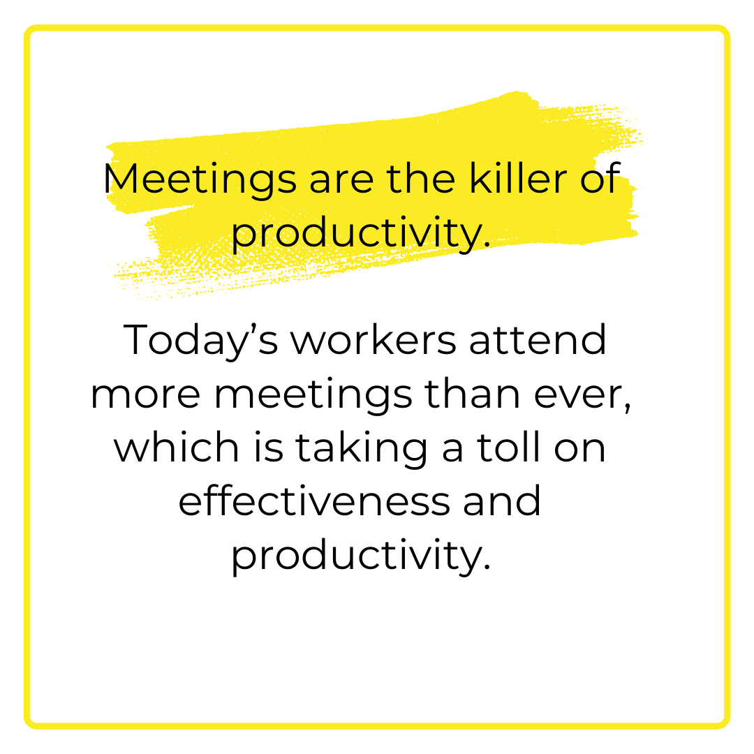 Improve productivity: meetings