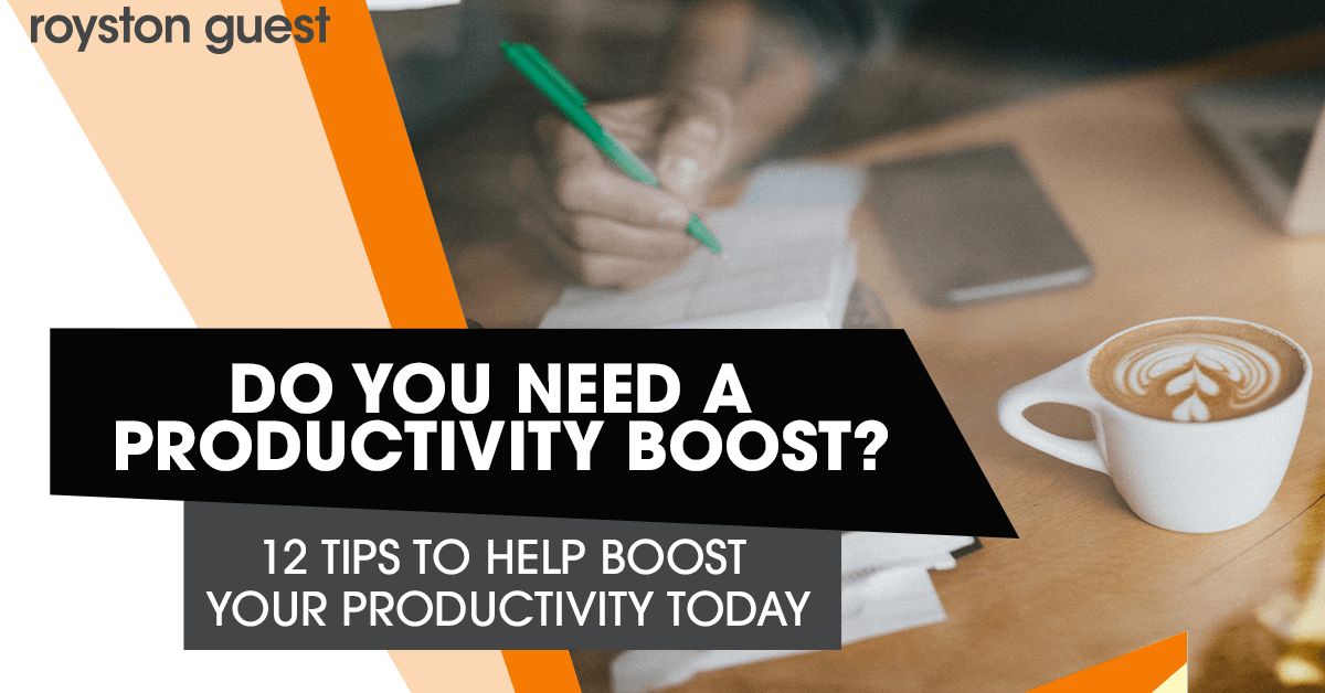 Productivity boost