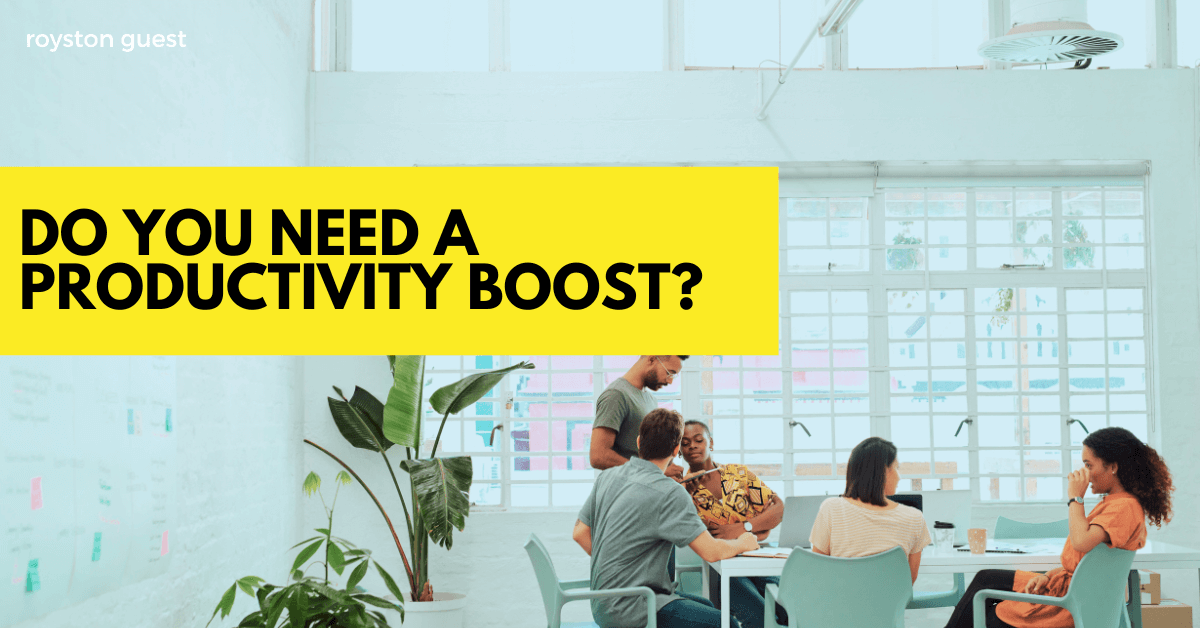 Do you need a productivity boost?