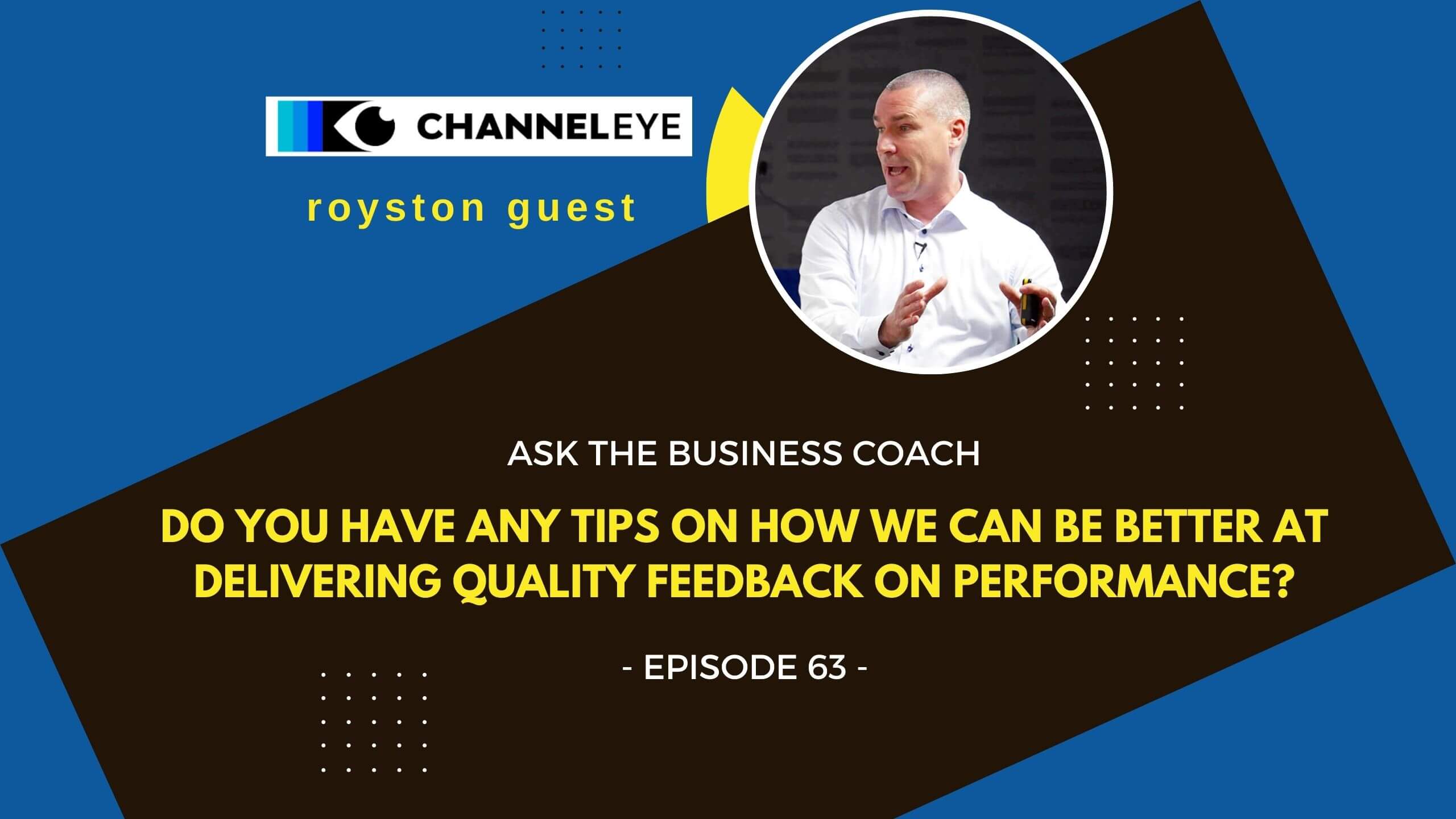 Ask the business coach Episode 63