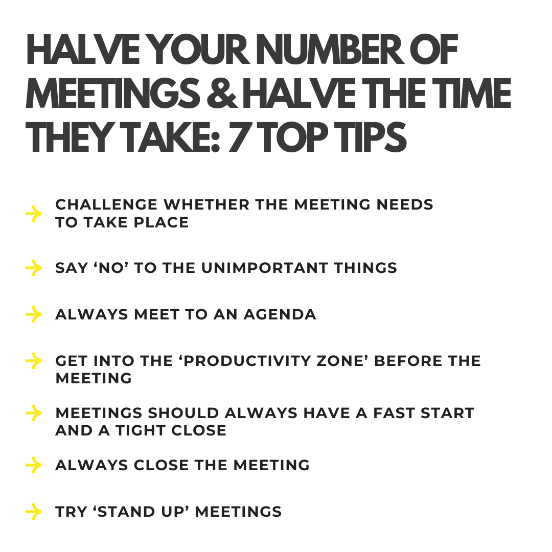 Improve productivity: meetings